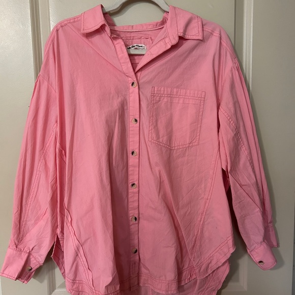 NWOT free people happy hour popplin - Picture 3 of 5